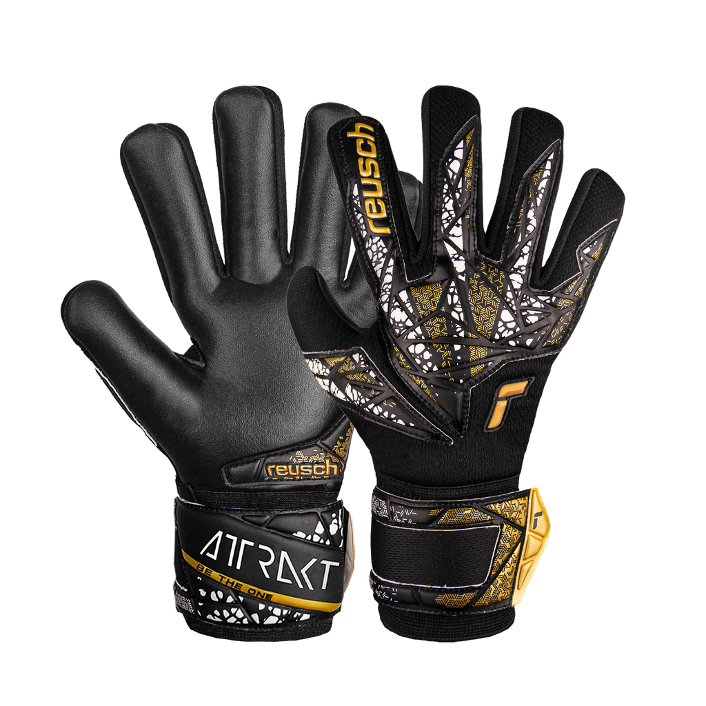 Guante arquero Attrakt Silver NC Ferula Adulto GK24/GK25