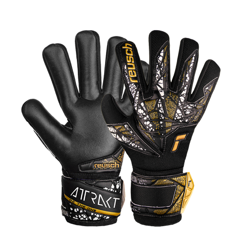 Guante arquero Attrakt Silver NC Ferula Adulto GK24/GK25